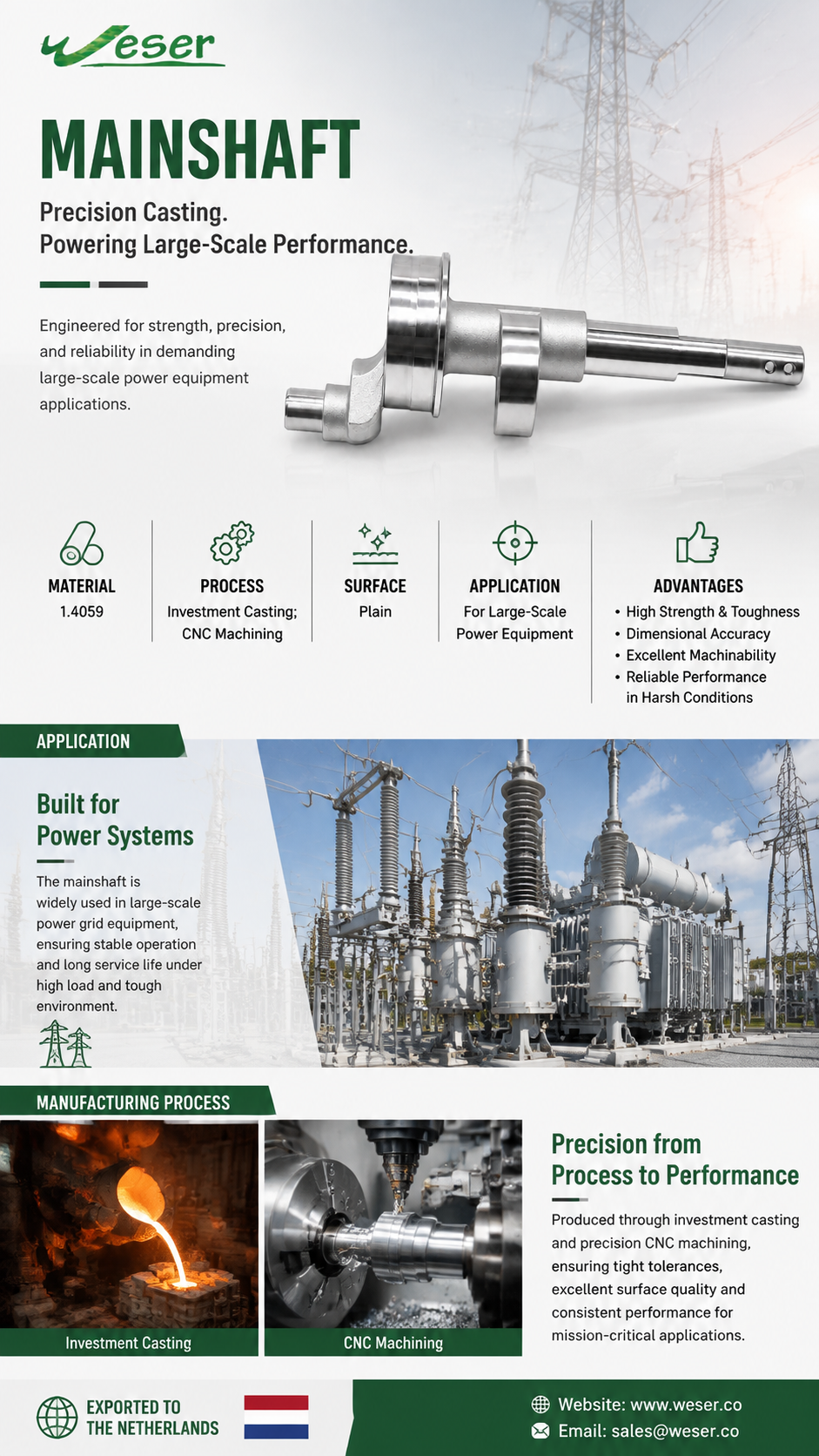Catherine Mainshaft investment casting; CNC machining  26082508.png