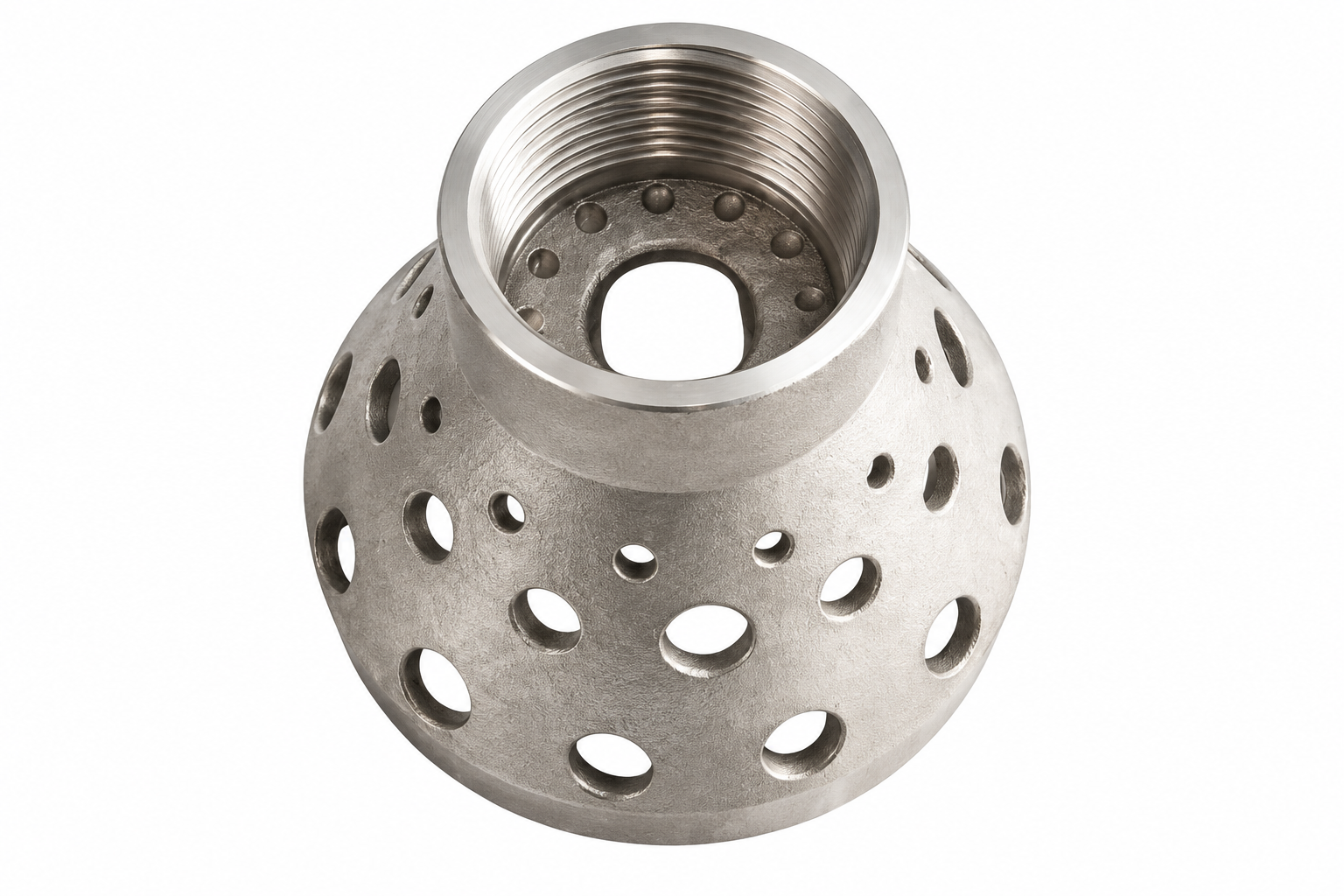 Stainless Steel Perforated Strainer Housing.png Stainless Steel Perforated Strainer Housing.png