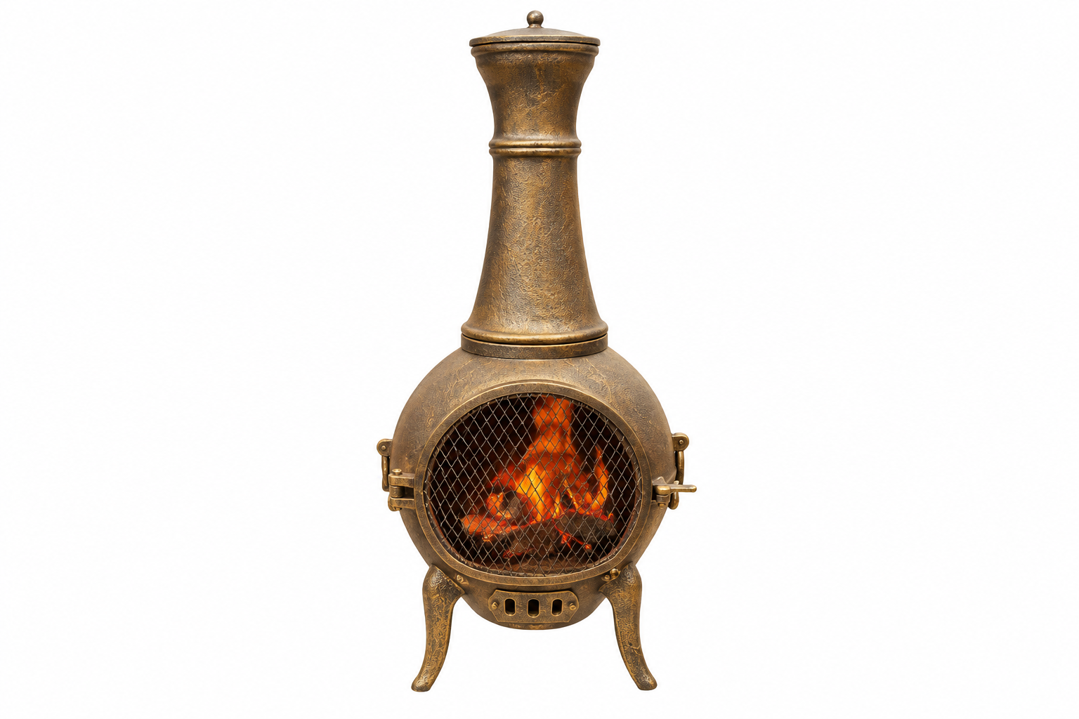 Vintage Cast Metal Outdoor Chiminea.png Vintage Cast Metal Outdoor Chiminea.png
